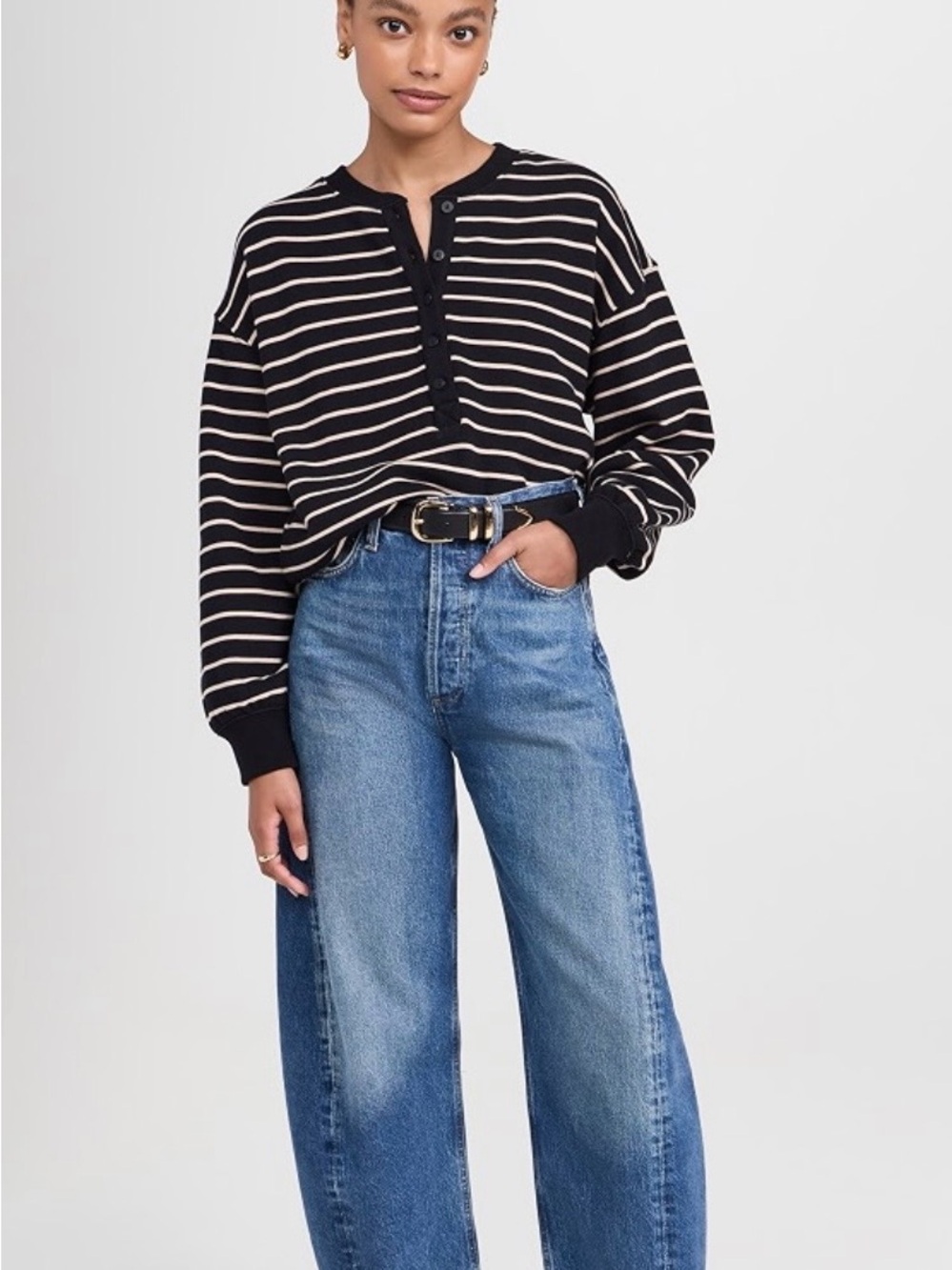 Rails Joan Stripe Sweatshirt Top